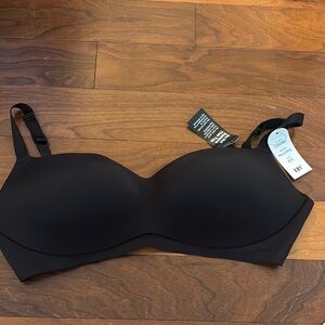 Black Lace Trim Bra Intimates Sleepwear